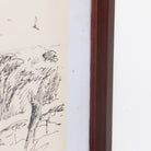 Landscape Drawing in Ink | Pierre Pruvost | Dated 1959 - elsie green - art