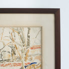 Landscape in Yellow and Ochre Watercolor Painting - elsie green - art