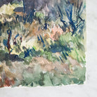 Landscape with Barren Tree Watercolor Painting - elsie green - art