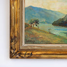 Landscape with Blue Mountains Oil Painting - elsie green - art