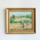 Landscape with Blue Sky Oil Painting - elsie green - art