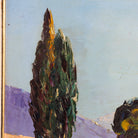 Landscape with Blue Sky Oil Painting - elsie green - art