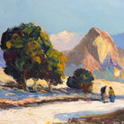 Landscape with Blue Sky Oil Painting - elsie green - art