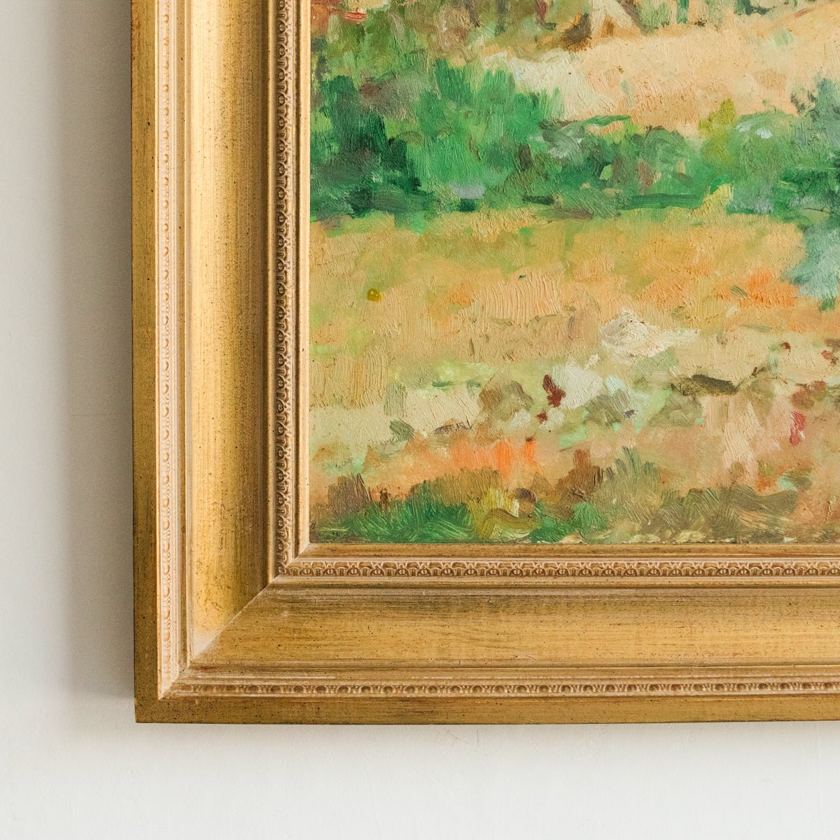 Landscape with Blue Sky Oil Painting - elsie green - art
