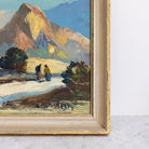 Landscape with Blue Sky Oil Painting - elsie green - art