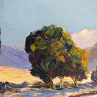 Landscape with Blue Sky Oil Painting - elsie green - art