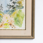 Landscape with Blue Sky Watercolor Painting - elsie green - art