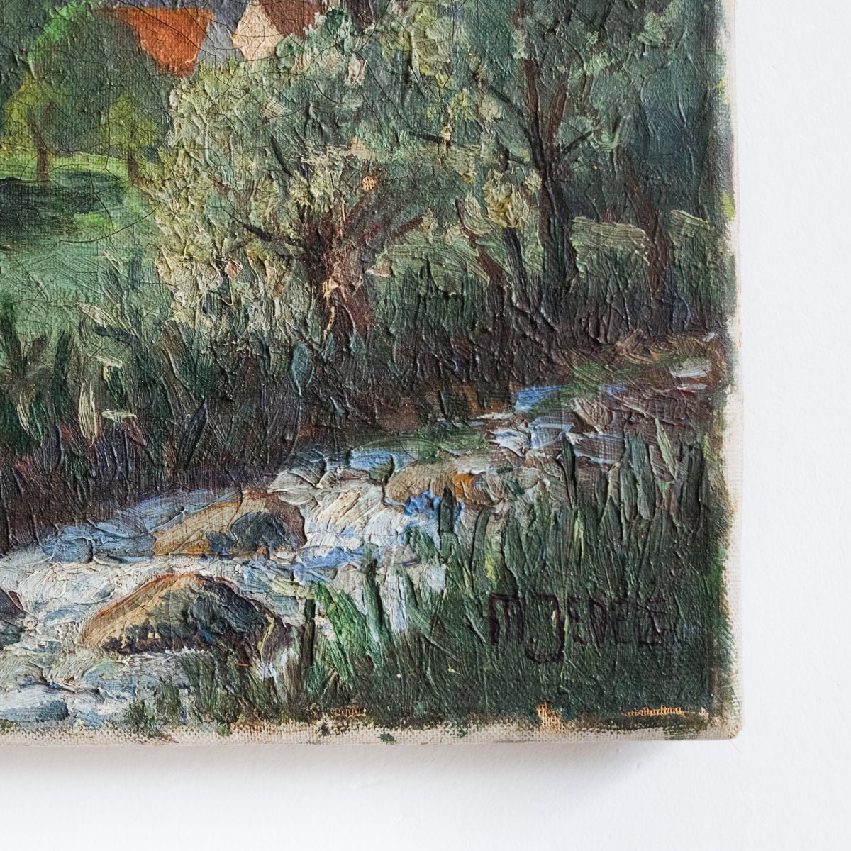 Landscape with Distant Chapel Oil Painting - elsie green - art