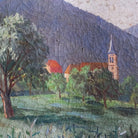 Landscape with Distant Chapel Oil Painting - elsie green - art