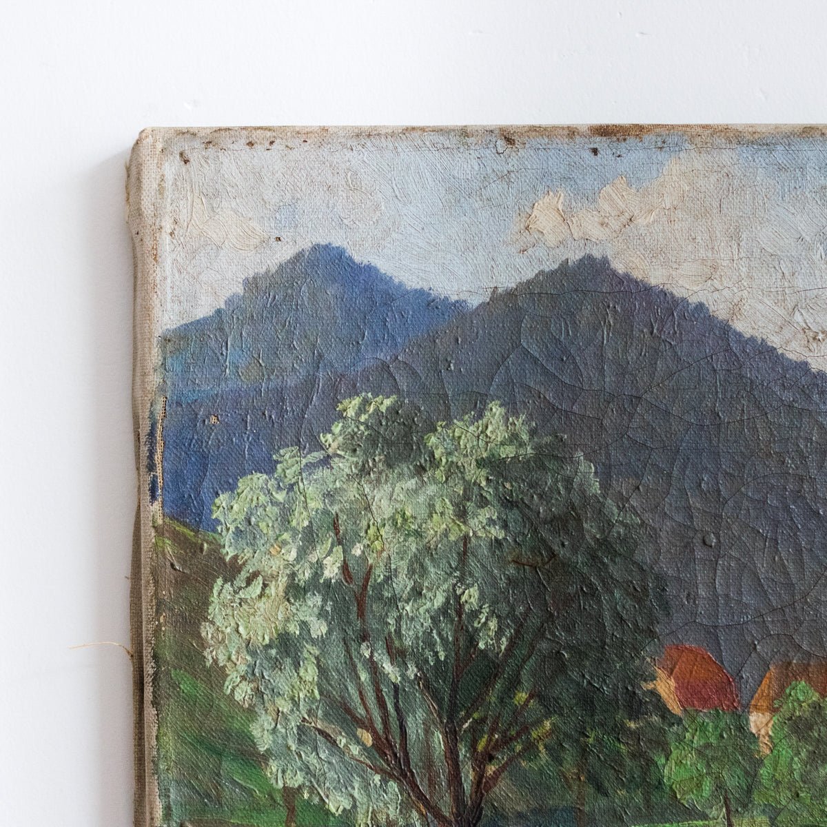 Landscape with Distant Chapel Oil Painting - elsie green - art