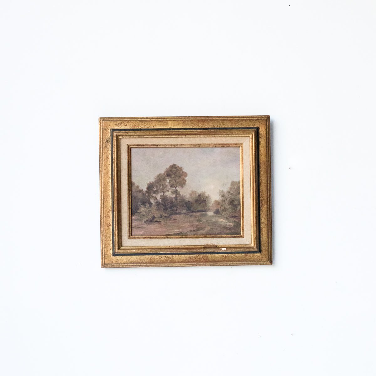 Landscape With Distant Trees Oil Painting - elsie green - Art