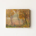 Landscape With Fall Leaves Oil Painting - elsie green - Art