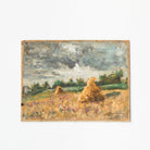 Landscape With Haystacks | Dated 1970 - elsie green - Art