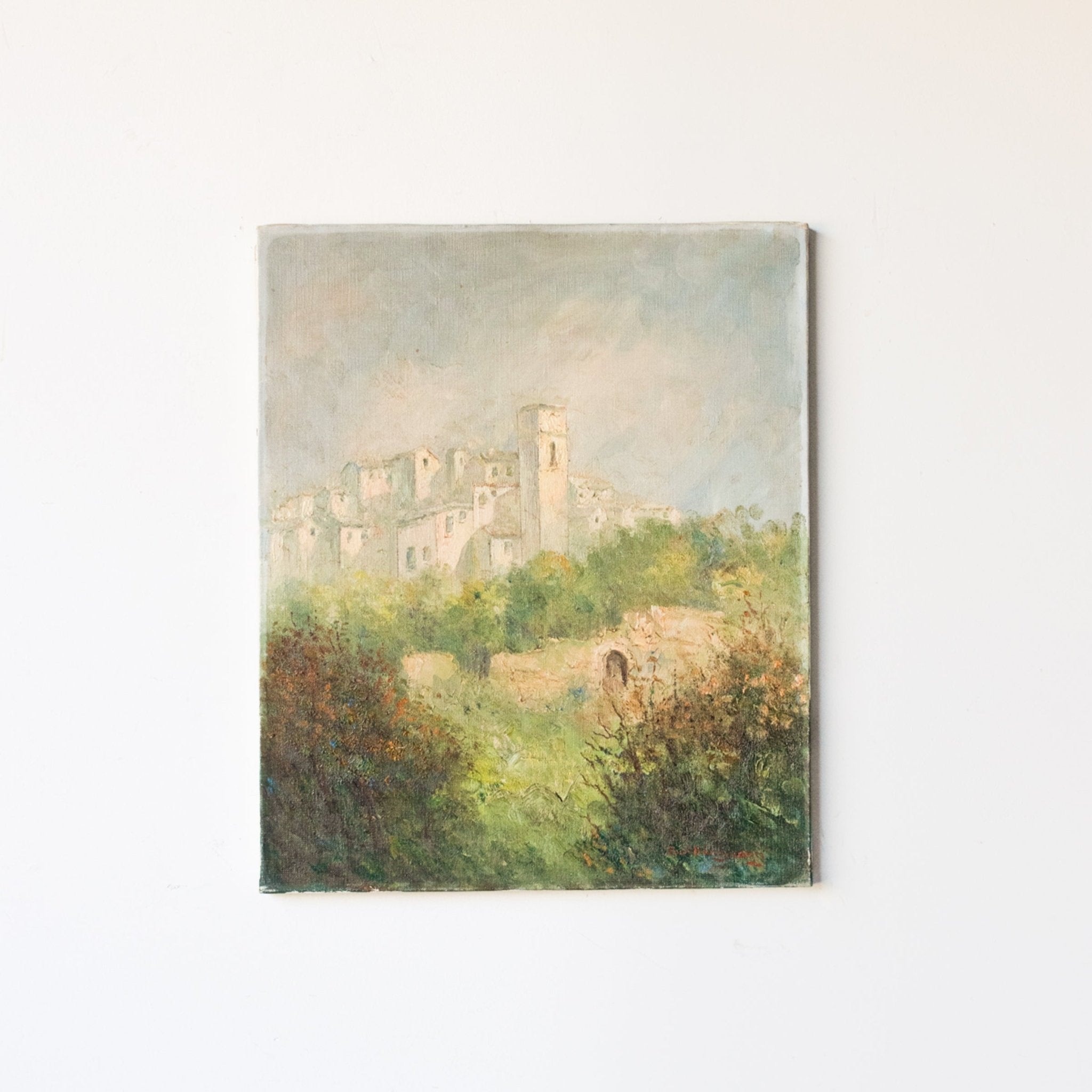 Landscape with Hilltop Chateau - elsie green - Art