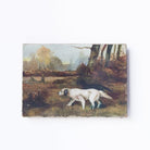 Landscape with Hunting Dog Oil Painting - elsie green - art