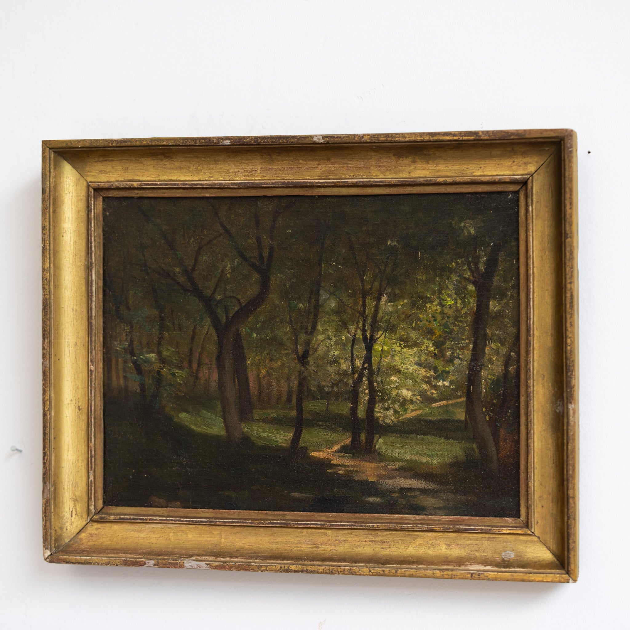 Landscape with Leafy Trees Oil Painting - elsie green - art
