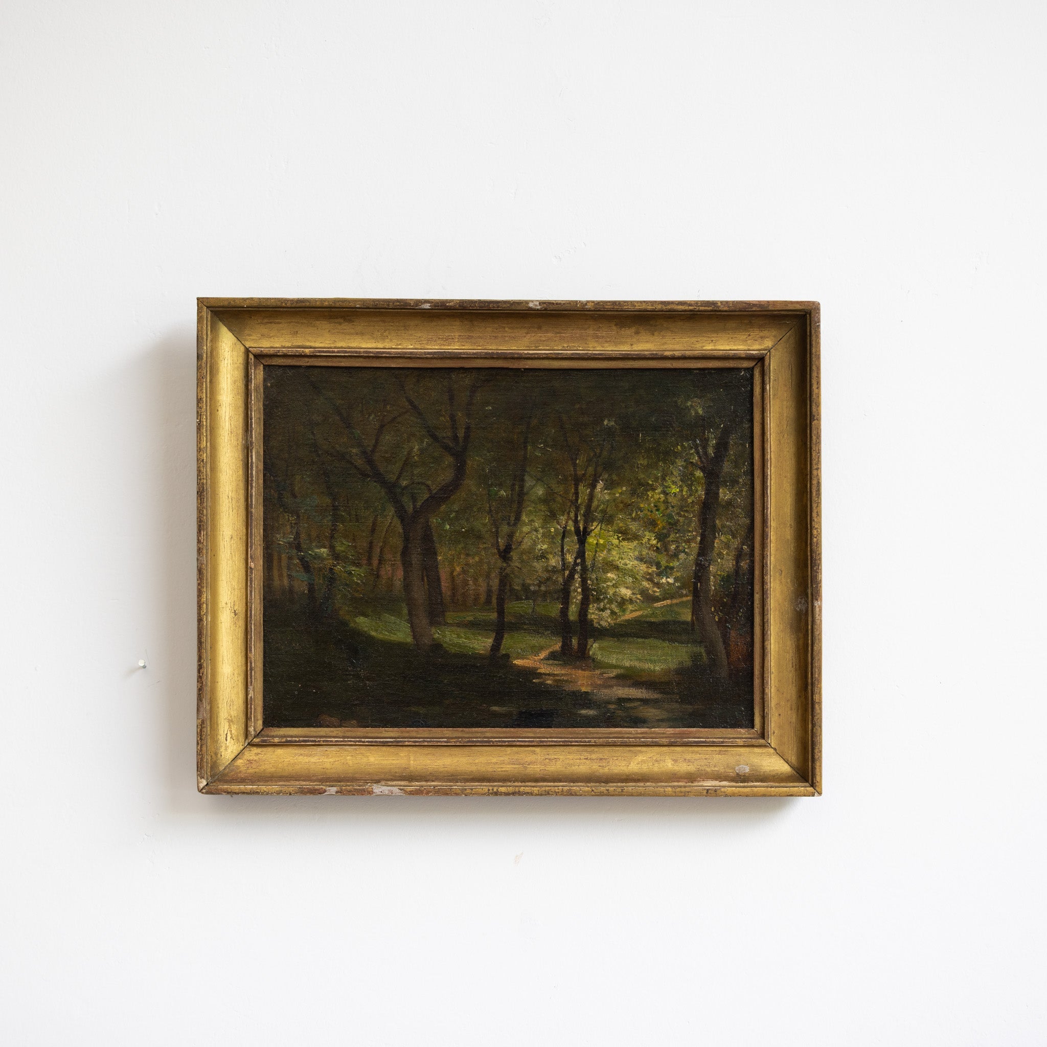 Landscape with Leafy Trees Oil Painting - elsie green - art