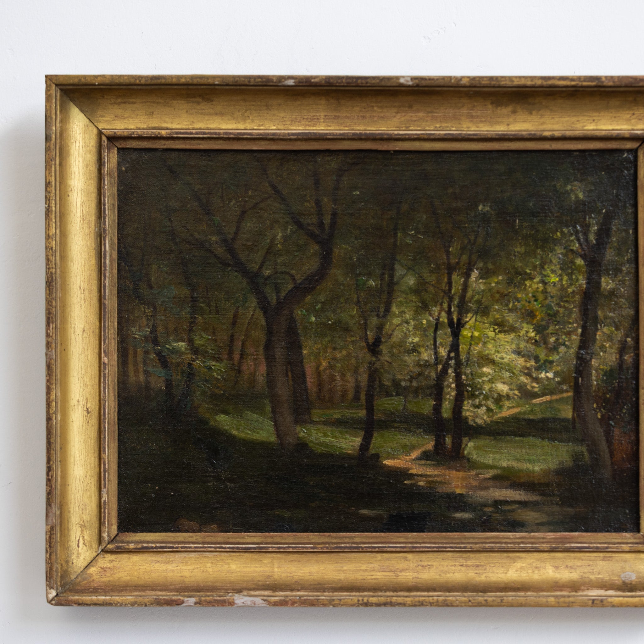 Landscape with Leafy Trees Oil Painting - elsie green - art