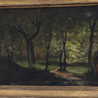 Landscape with Leafy Trees Oil Painting - elsie green - art