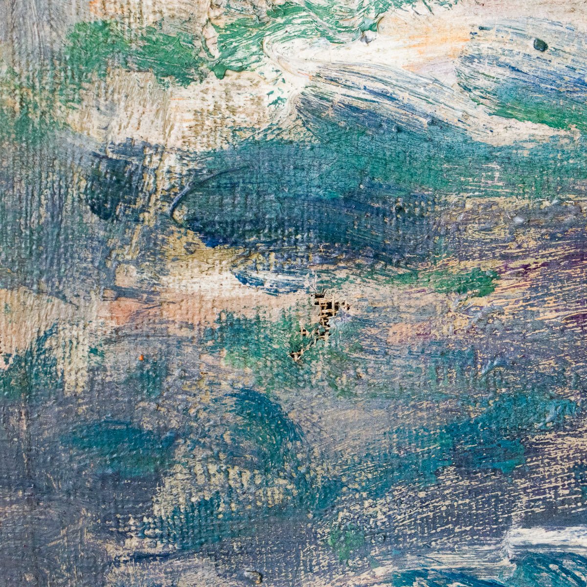 Landscape With Small Boats Oil Painting - elsie green - Art