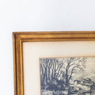 Landscape with Winding Wall Drawing | Dated 1954 - elsie green - art