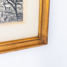 Landscape with Winding Wall Drawing | Dated 1954 - elsie green - art