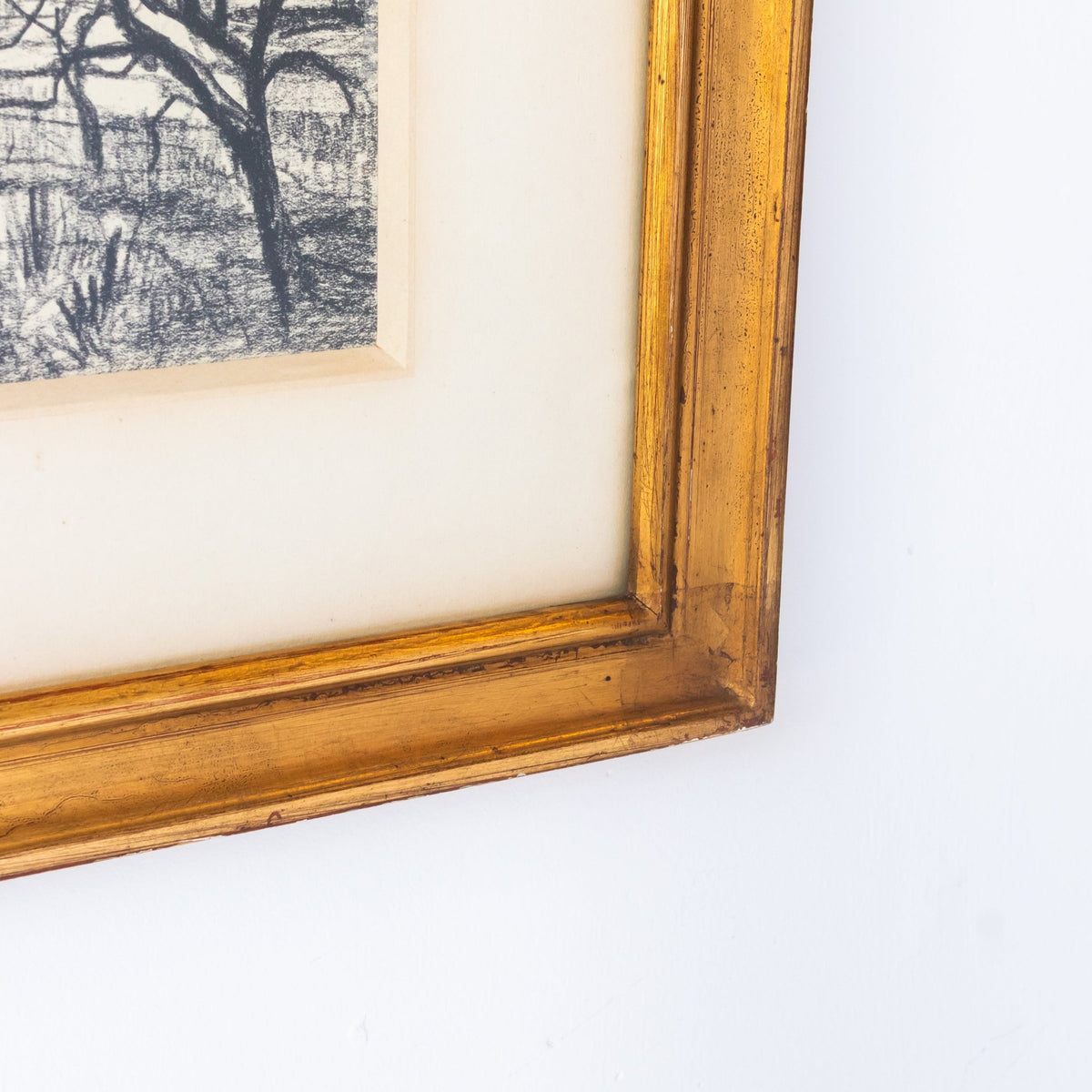 Landscape with Winding Wall Drawing | Dated 1954 - elsie green - art