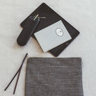 Large Canna Pouch | Herringbone - elsie green - textiles