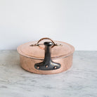 Large Copper Saucier with Lid - elsie green - the french kitchen