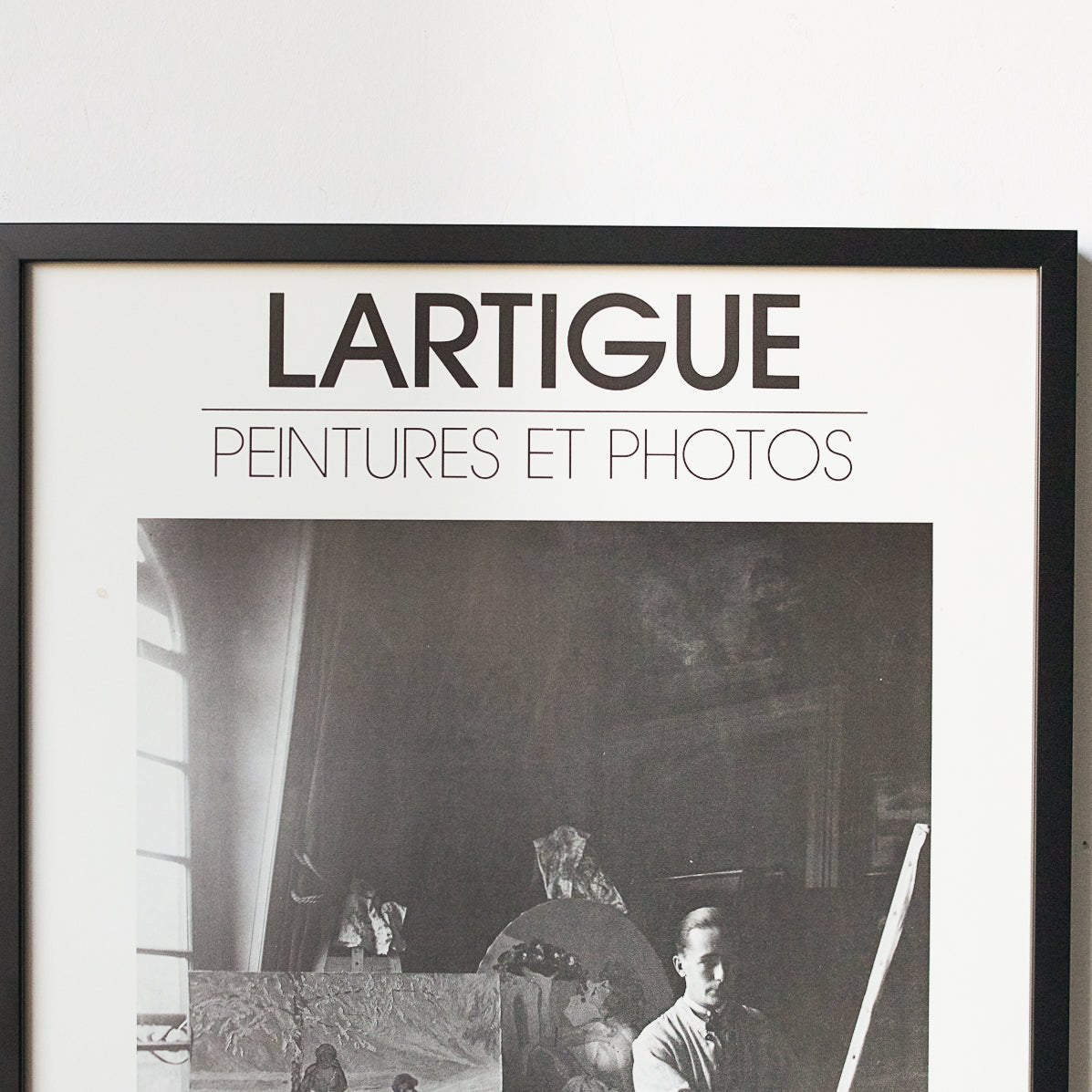 Lartigue Exhibit Framed Advertisement - elsie green - Art