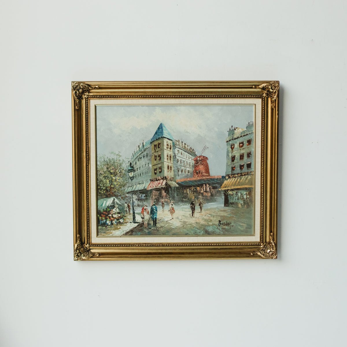 Le Moulin Rouge à Paris Oil Painting - elsie green - art