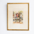 Le Moulin Rouge Paris Watercolor Painting - elsie green - art