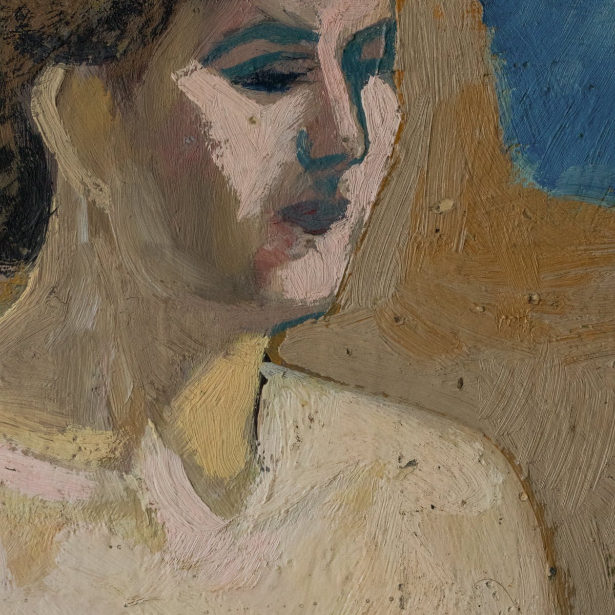 Le Portrait de Catherine Nude Oil Painting - elsie green - Decor
