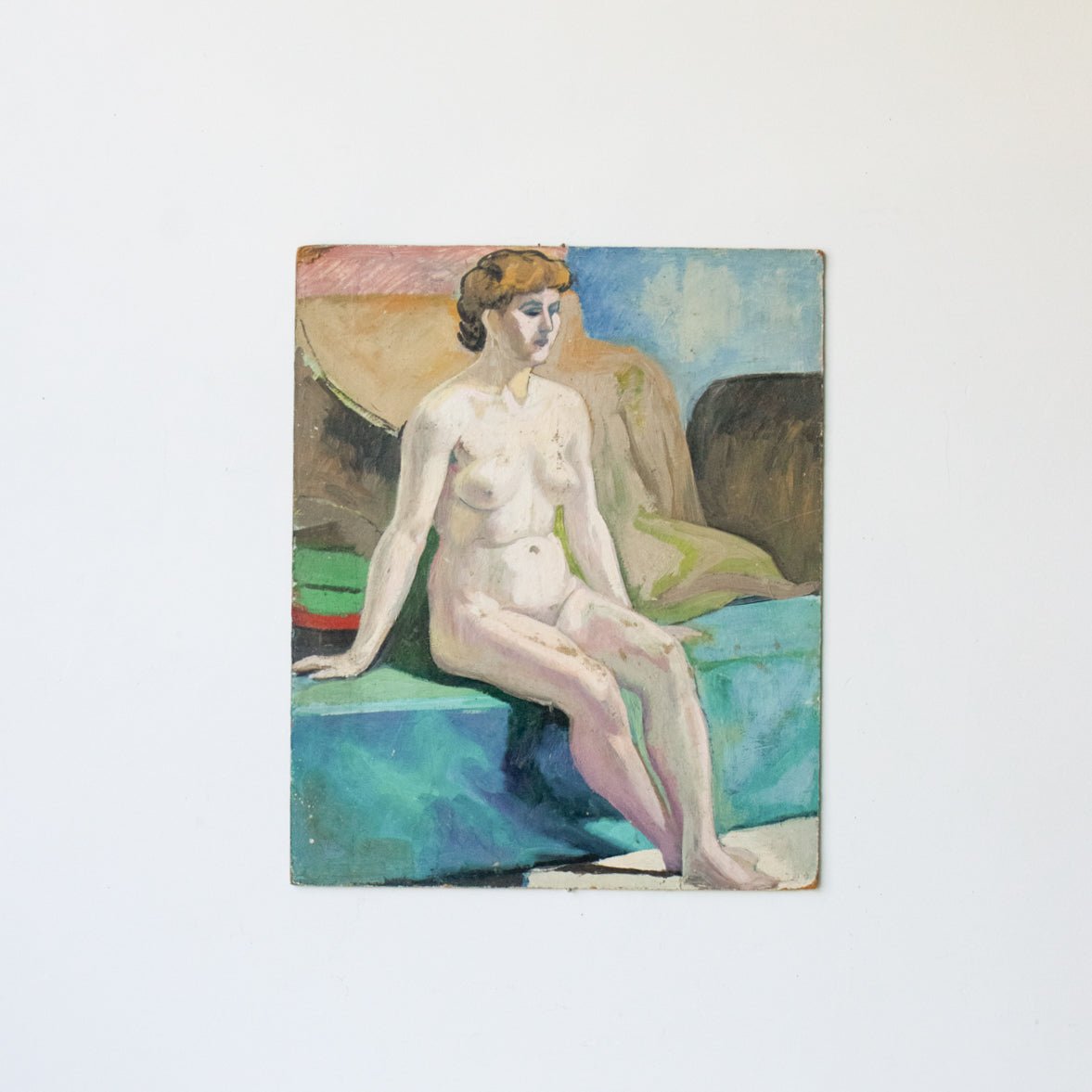 Le Portrait de Catherine Nude Oil Painting - elsie green - Decor
