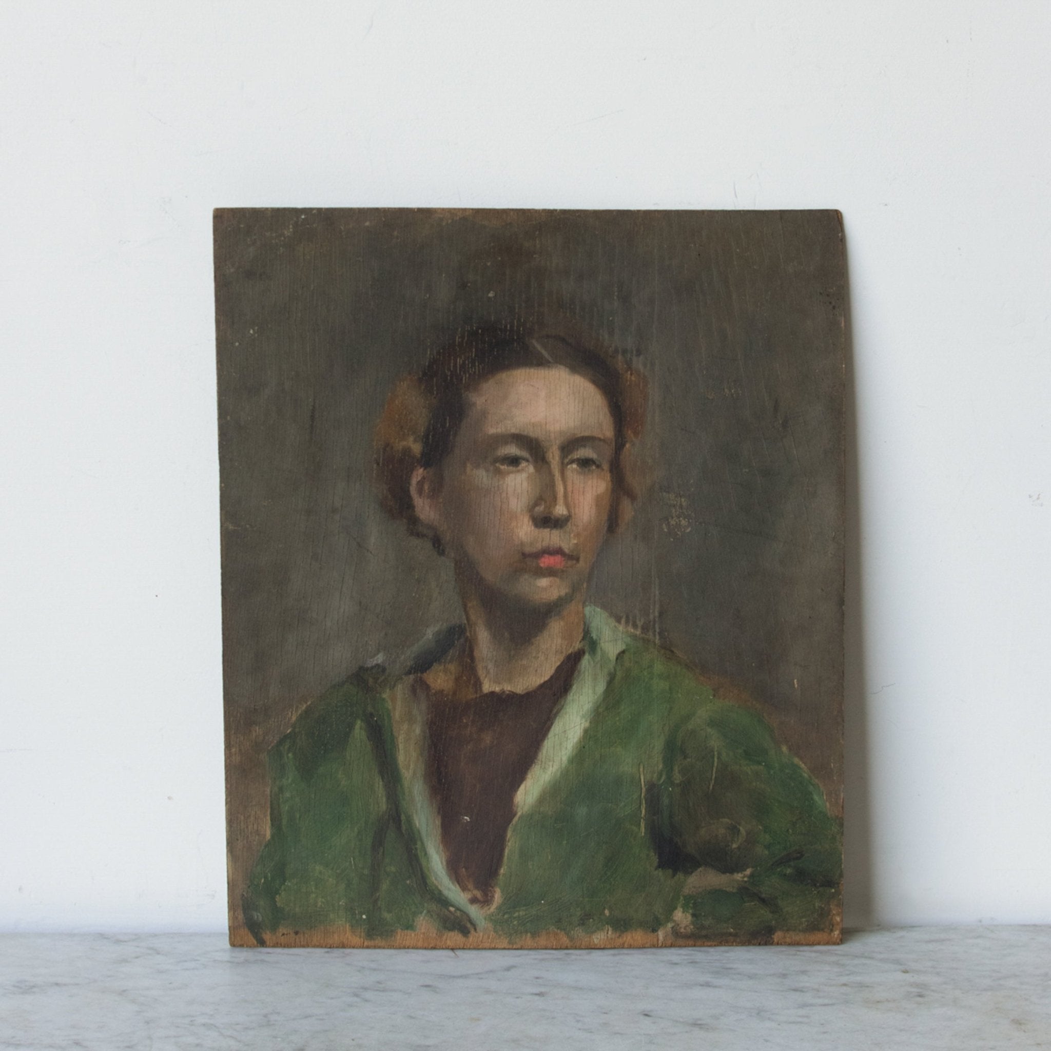 Le Portrait de Marjolaine Oil Painting - elsie green - Art