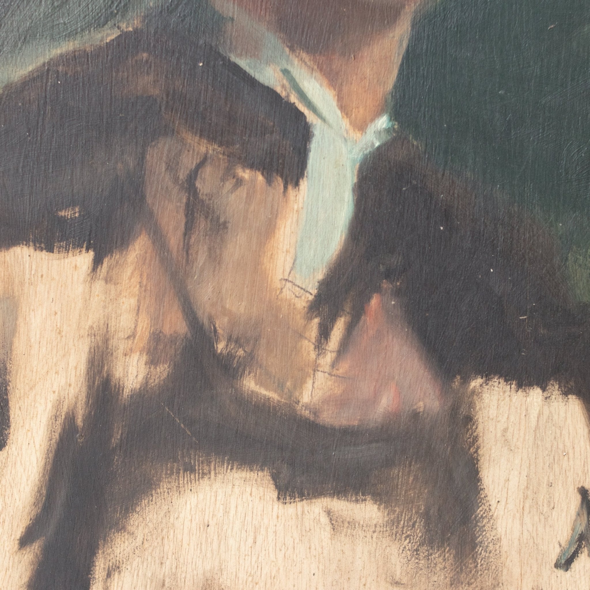 Le Portrait de Tante Nine Oil Painting - elsie green - Art