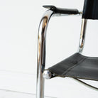 Leather Cantilever Arm Chair - elsie green - furniture