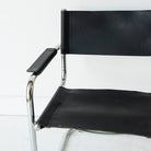 Leather Cantilever Arm Chair - elsie green - furniture