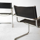 Leather Cantilever Arm Chair - elsie green - furniture