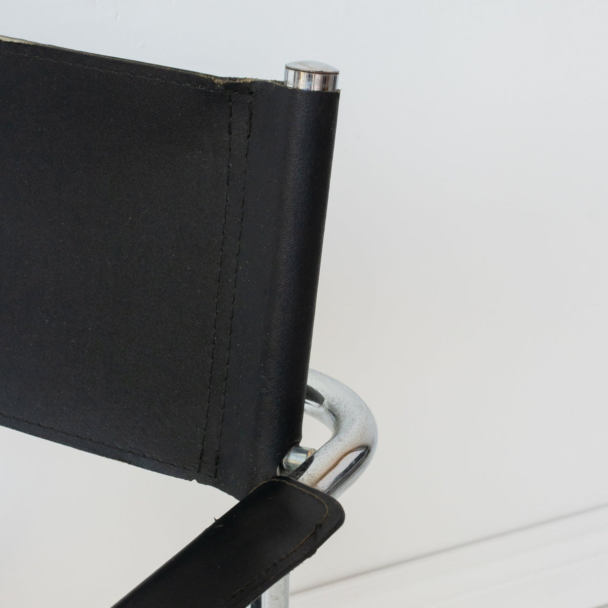 Leather Cantilever Arm Chair - elsie green - furniture
