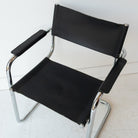 Leather Cantilever Arm Chair - elsie green - furniture