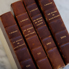Leather Library Book set of 4 | Les Hommes de Bon Vilant - elsie green - decor