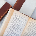Leather Library Book set of 4 | Les Hommes de Bon Vilant - elsie green - decor