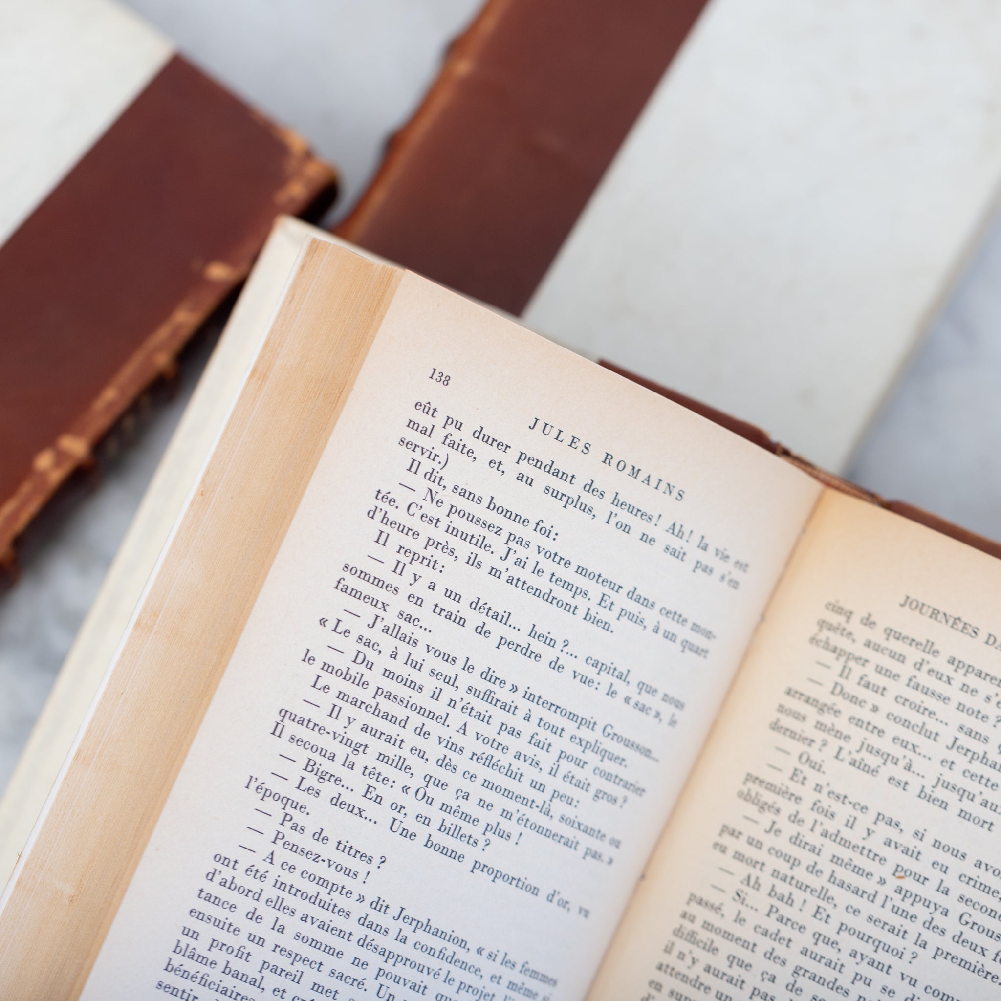 Leather Library Book set of 4 | Les Hommes de Bon Vilant - elsie green - decor