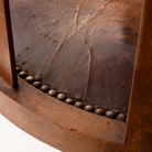 Leather Library Chair - elsie green - furniture