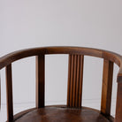 Leather Library Chair - elsie green - furniture