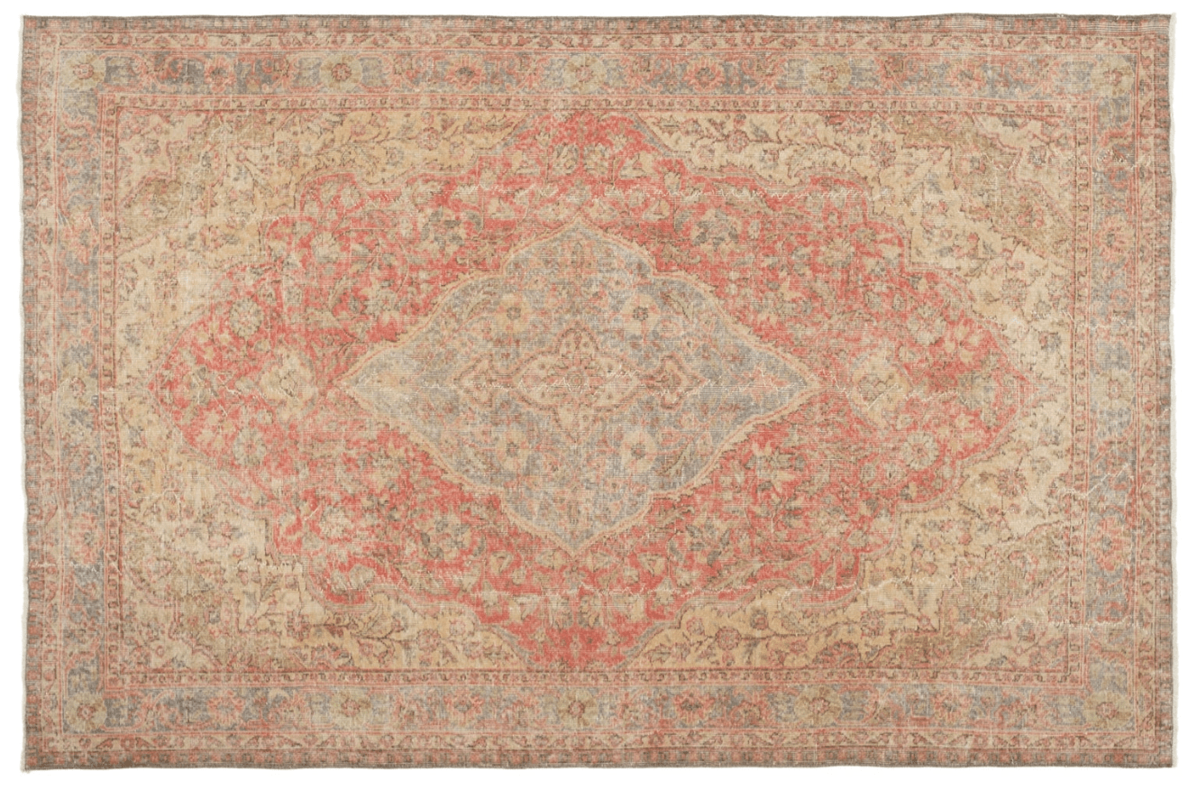 Lehte Vintage Rug | 6'4" x 9'9" - elsie green - Textiles