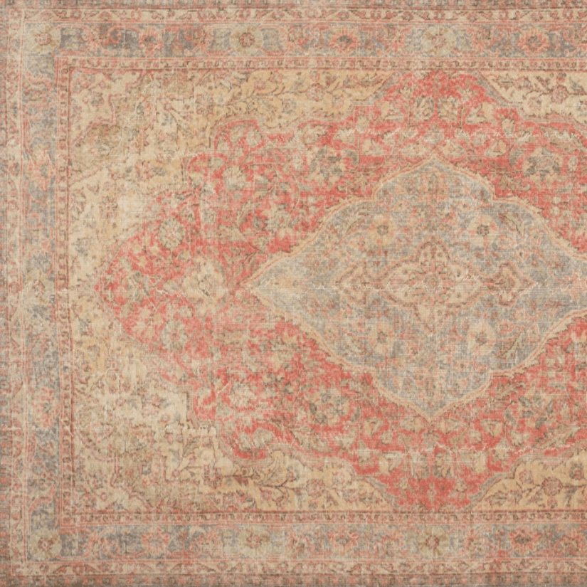 Lehte Vintage Rug | 6'4" x 9'9" - elsie green - Textiles