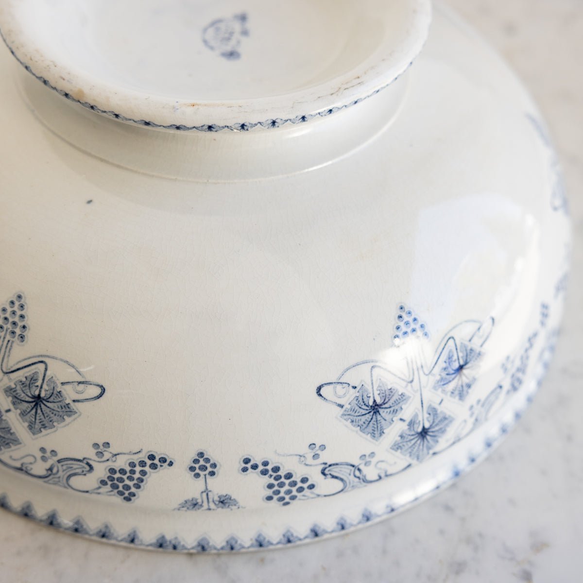 Leonie Transferware Serving Bowl - elsie green - the french kitchen
