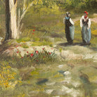 Les Bords De Soane Landscape Oil Painting - elsie green - Art